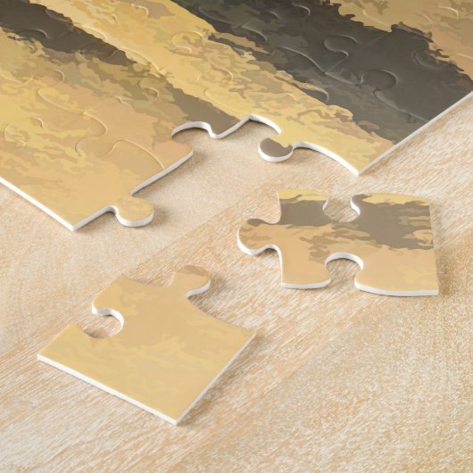 Motocross Race Graphic Art Legpuzzel (Zijkant)