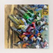 Motocross Race Graphic Art Legpuzzel (Horizontaal)
