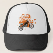 Motocross race trucker pet (Voorkant)