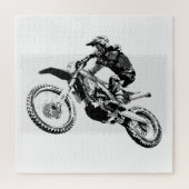 Motocross raceontwerp legpuzzel (Verticaal)