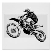 Motocross raceontwerp perfect poster (Voorkant)