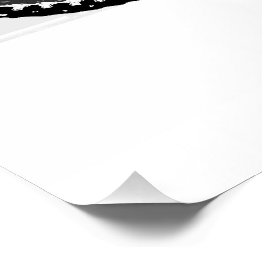 Motocross raceontwerp perfect poster (Hoek)