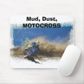Motocross Racer Artwork-cadeaus Muismat (Met muis)