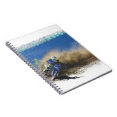 Motocross Racer Artwork-cadeaus Notitieboek (Rechterzijde)