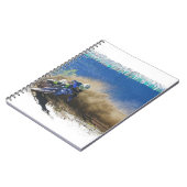 Motocross Racer Artwork-cadeaus Notitieboek (Linkerzijde)