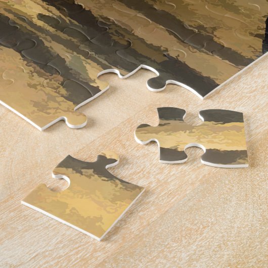 Motocross Racing Digital Art Legpuzzel (Zijkant)