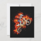 Motocross racing kaart (Voorkant)