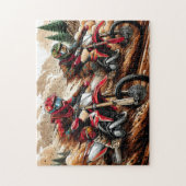 Motocross Racing Legpuzzel (Verticaal)