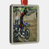 Motocross Racing Metalen Ornament (Rechts)