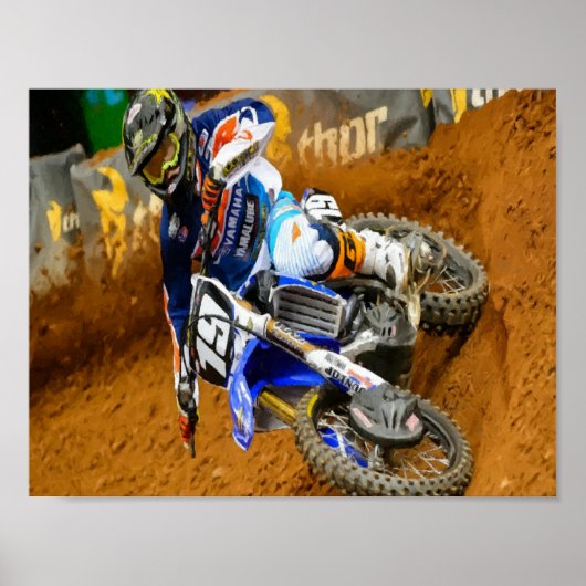 Motocross Racing Poster (Voorkant)