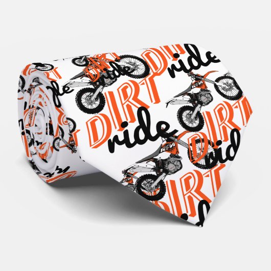 Motocross racing stropdas (Opgerold)