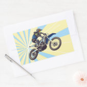 Motocross Rechthoekige Sticker (Envelop)