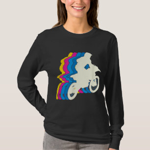 Motocross-rempel  motorfiets vuile bike t-shirt