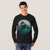Motocross Retro  Dirt Bike T-shirt (Voorkant volledig)