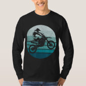 Motocross Retro  Dirt Bike T-shirt (Voorkant)