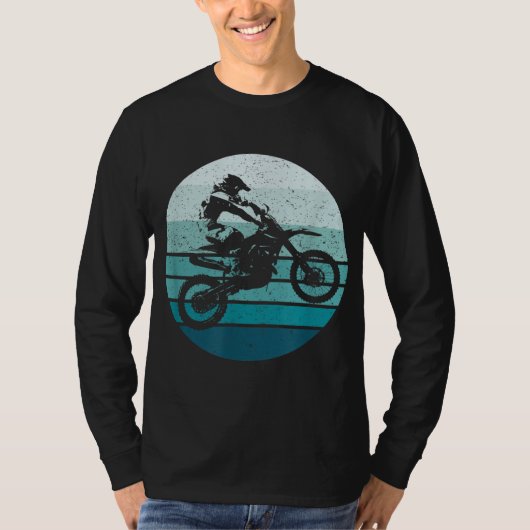 Motocross Retro  Dirt Bike T-shirt (Voorkant)