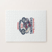 motocross retro kampioen legpuzzel (Horizontaal)