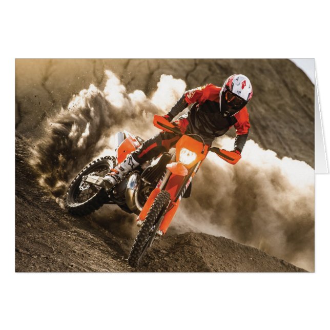 Motocross Rider (Voorkant Horizontaal)
