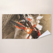 Motocross Rider Badhanddoek (Badhanddoek)