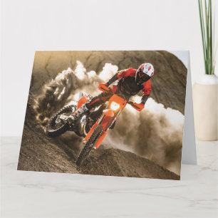 Motocross Rider Bedankkaart