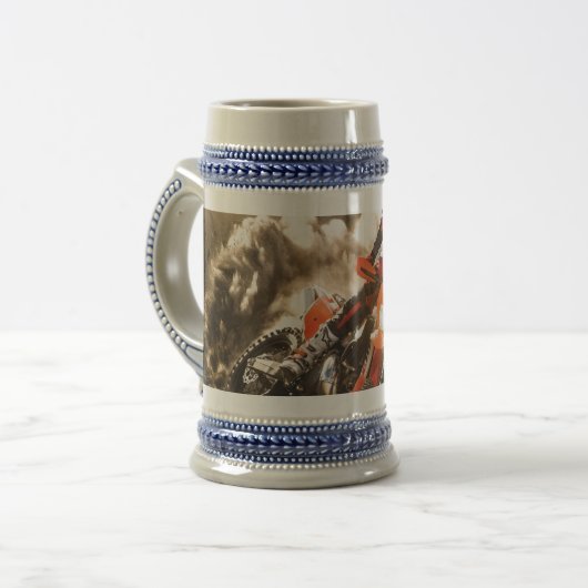 Motocross Rider Bierpul (Voorkant links)