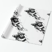 Motocross Rider Cadeaupapier (Uitgerold)