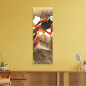 Motocross Rider Canvas Afdruk (Insitu (Woonkamer))