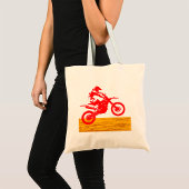 Motocross Rider Canvas tas