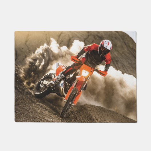 Motocross Rider Deurmat (Voorkant)