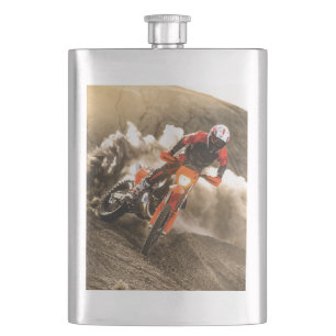 Motocross Rider Flacon