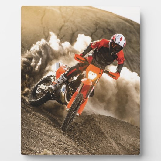 Motocross Rider Fotoplaat (Voorkant)