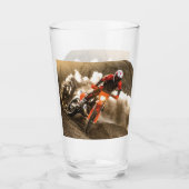 Motocross Rider Glas (Voorkant)