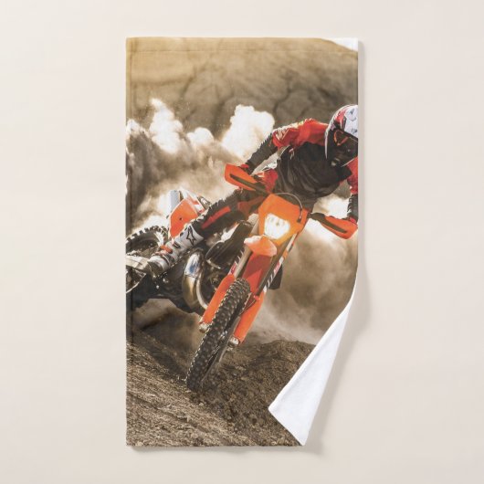 Motocross Rider Handdoek (Handdoek)
