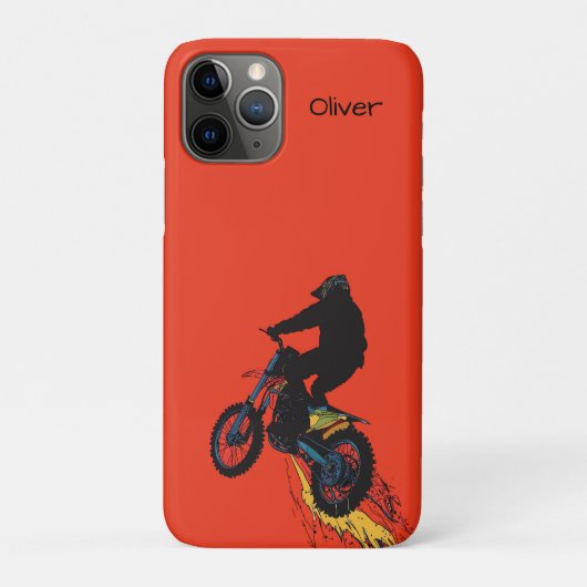 Motocross Rider Jump Case-Mate iPhone Case (Achterkant)