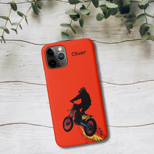 Motocross Rider Jump Case-Mate iPhone Case