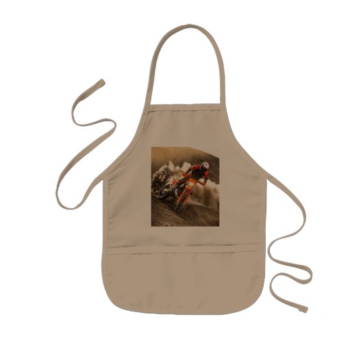Motocross Rider Kinder Schort (Voorkant)