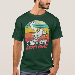 Motocross Rider kleine vuilnis doet geen pijn T-shirt