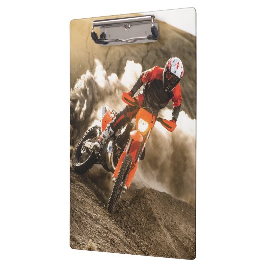 Motocross Rider Klembord (Links)