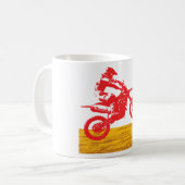 Motocross Rider Koffiemok (Voorkant links)