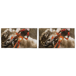 Motocross Rider Kussensloop