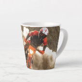 Motocross Rider Latte Mok (Rechterhoek)