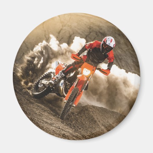 Motocross Rider Magneet (Voorkant)