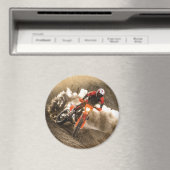 Motocross Rider Magneet (Insitu (Vaatwasser))