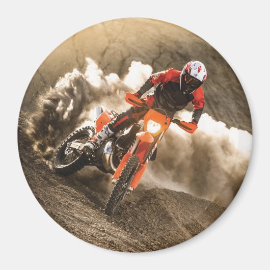 Motocross Rider Magneet (Voorkant)