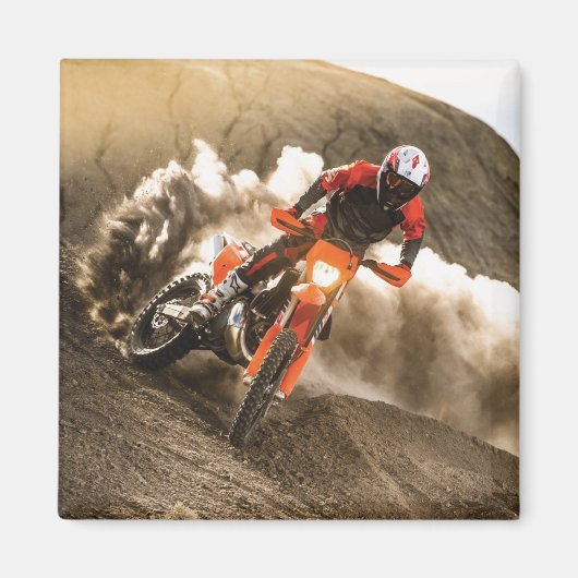Motocross Rider Magneet (Voorkant)