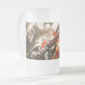 Motocross Rider Matglas Bierpul (Voorkant links)