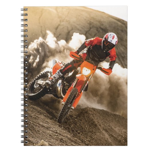 Motocross Rider Notitieboek (Voorkant)