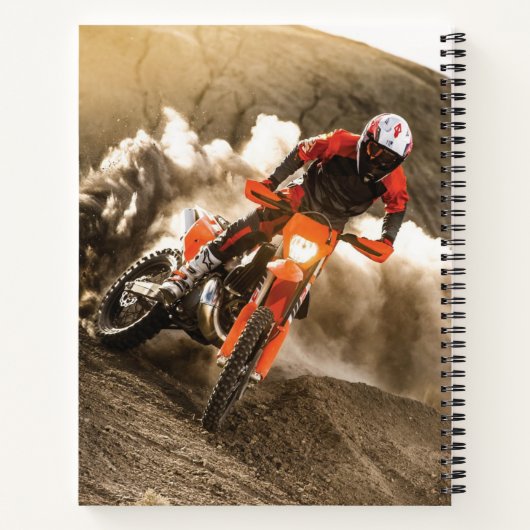 Motocross Rider Notitieboek (Achterkant)