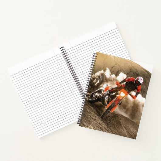 Motocross Rider Notitieboek (Binnen)