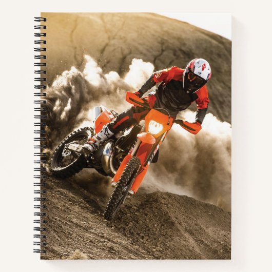 Motocross Rider Notitieboek (Voorkant)